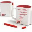 Use the MemoMug To Drink & Jot Notes At Once Use the MemoMug To Drink & Jot Notes At Once