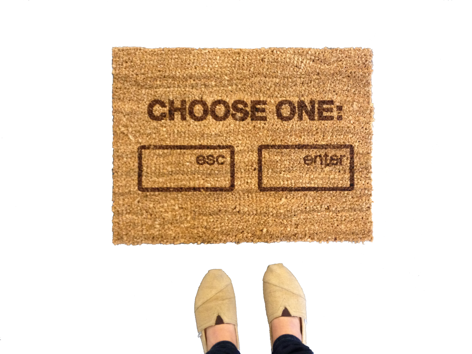 Show Your Humor With This Geeky Mat Brit + Co