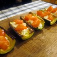 Zucchini Bruschetta Boats
