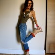 Color Block Your Boyfriend Jeans Color Block Your Boyfriend Jeans