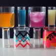 A Wine Glass and Shot Glass in One A Wine Glass and Shot Glass in One