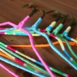 DIY Neon Nonslip Hangers