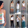 10 Ways to Style a Plain White Tee