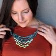 DIY Tiered Ombre Necklace