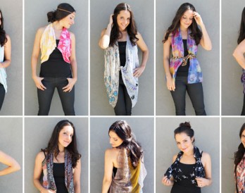 10 Ways to Turn a Scarf into a Vest