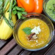 2 Skinny Summer Soups: Sweet Pea Asparagus & Spicy Pepper Squash 2 Skinny Summer Soups: Sweet Pea Asparagus & Spicy Pepper Squash