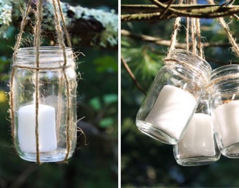 DIY Basics: Hanging Jar Lanterns