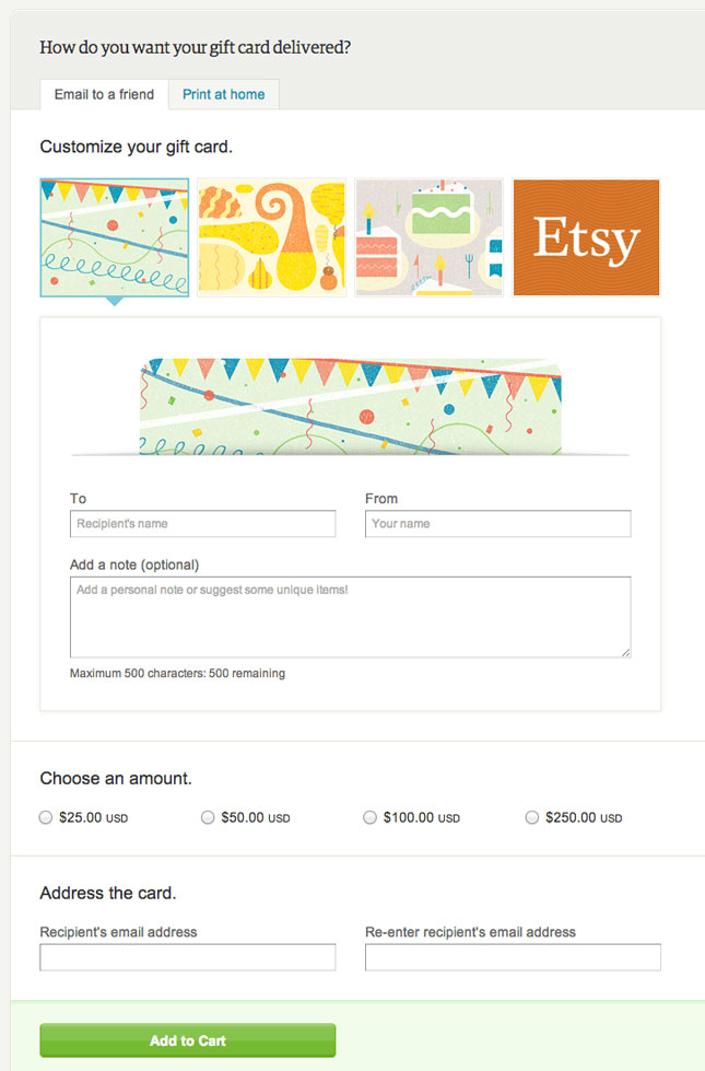 Introducing Etsy Gift Cards (Free Giveaway!) Brit + Co