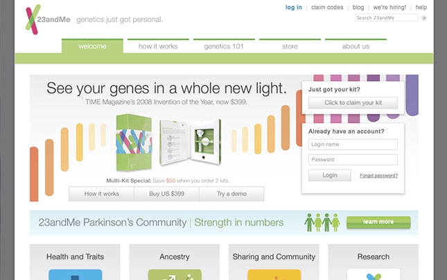 23andMe-Screenshot