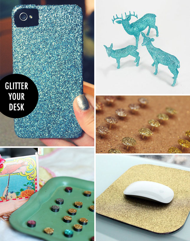 All That Glitters 50 DIY Projects That Sparkle Brit + Co