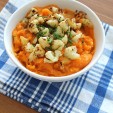 Creamy Butternut + Cauliflower Mash (No Butter or Milk!)