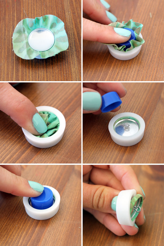 Cute as a Button! Easy DIY Fabric Button Earrings Brit + Co