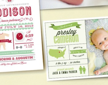 Vote on Your Favorite Baby Announcement, Win $250 on Minted!