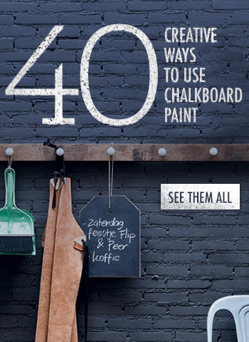 Chalk It Up: 40 Creative Ways to Use Chalkboard Paint