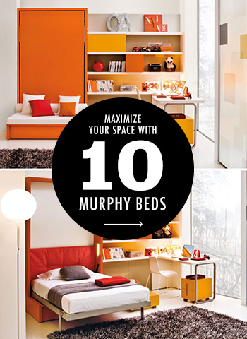 10 Murphy Beds that Maximize Small Spaces