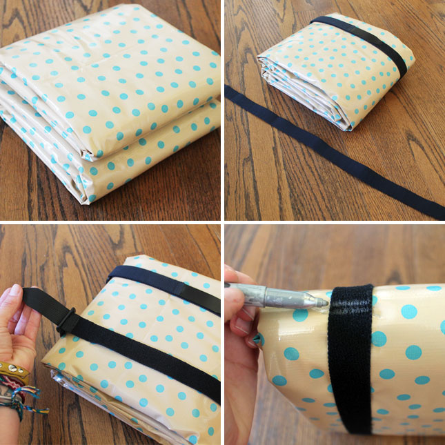 Make Your Own FoldUp Picnic Blanket! Brit + Co