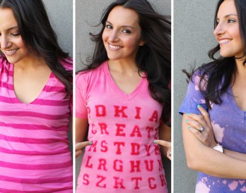 How to Use Bleach to Make Your Own Custom T-Shirts