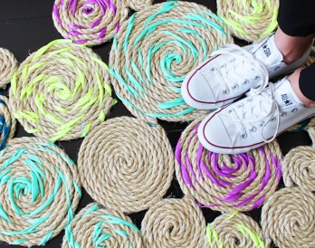 How to Make a Twisted Rope Rug