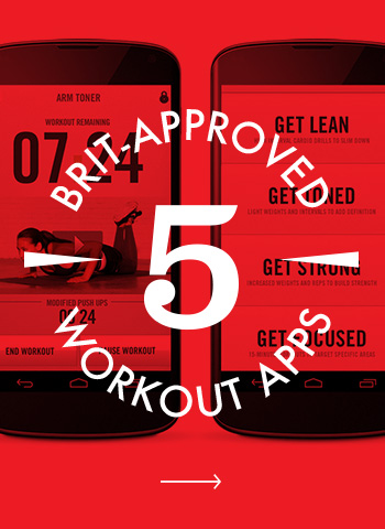 5 Brit-Approved Workout Apps for a Better Beach Body