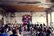 Wedding Day Flower Wall