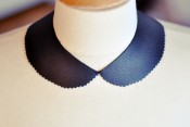 Leather Peter Pan Collar Necklace DIY