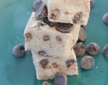 Chocolate Chip Cookie Dough Fudge