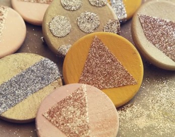 Glitter Buttons