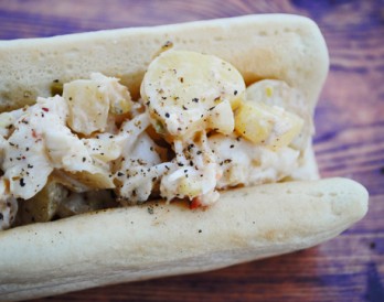 Beer-Steamed Lobster Po’ Boys
