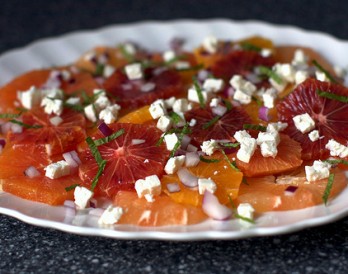 Mixed Citrus Salad With Feta And Mint