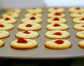 Raspberry-Topped Lemon Muffins