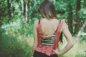 Lattice Ribbon Crop Top DIY