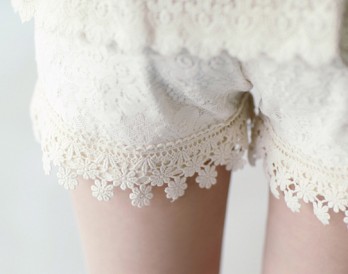DIY Lace Shorts