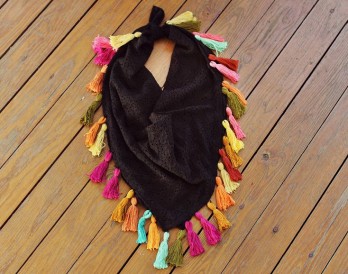 Make Your Own Tassel Scarf