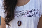 DIY Walnut Heart Necklace