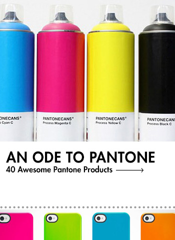 An Ode to Pantone: 40 Awesome Pantone Products