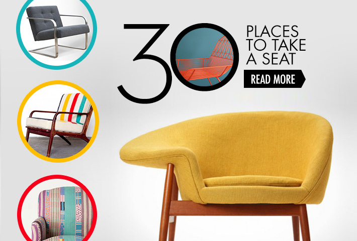 30 Places to Take a Seat