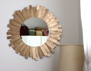 Brighten Your Decor! Gold Starburst Mirror Tutorial