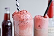Dark Chocolate Bourbon Cherry Soda Floats