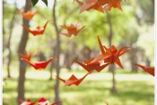 DIY :: Ombré Crane Garland