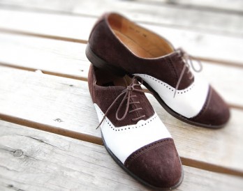 Shoe Hack: DIY Saddle Shoes