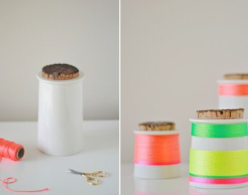 That’s a Wrap! Neon Kitchen Storage Jars