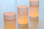 DIY Festive Candle Wraps