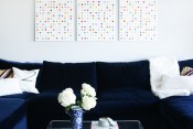 DIY Polka Dot Wall Art