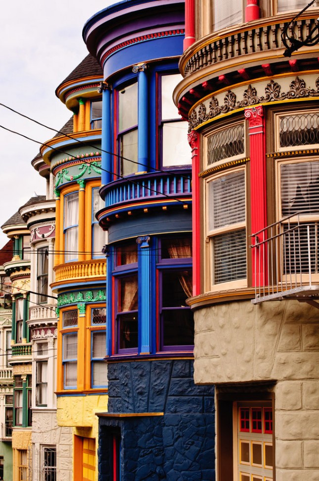 18 Cool Color Blocked Buildings Brit + Co