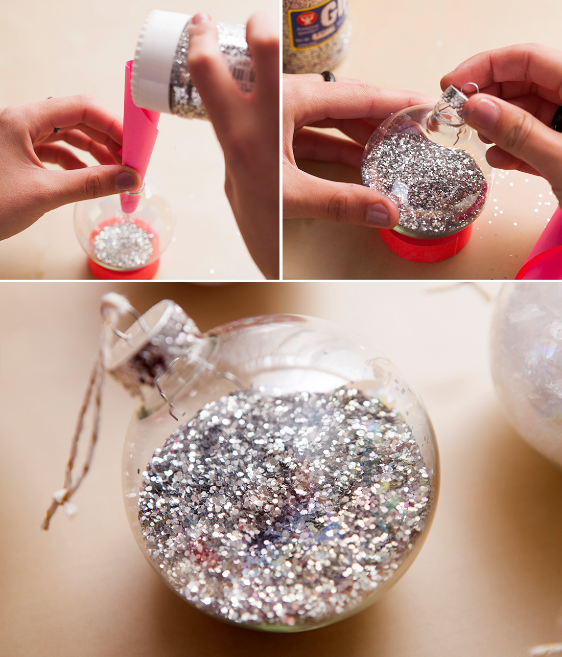 The Ultimate Holiday Hack 8 Ornaments in 8 Minutes Brit + Co