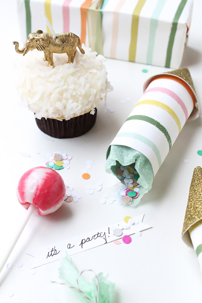 Make Your New Years Pop! 15 DIY Confetti Poppers for NYE Brit + Co