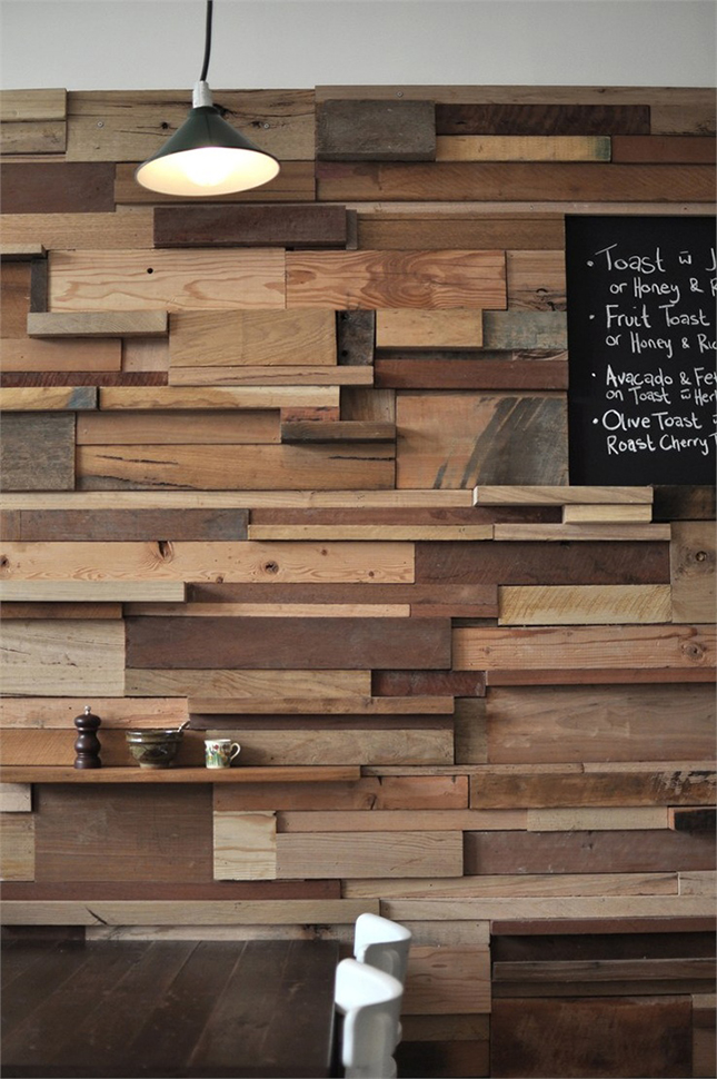 Reclaim Your Home 14 Solid Reclaimed Wood Ideas for Your Abode Brit + Co