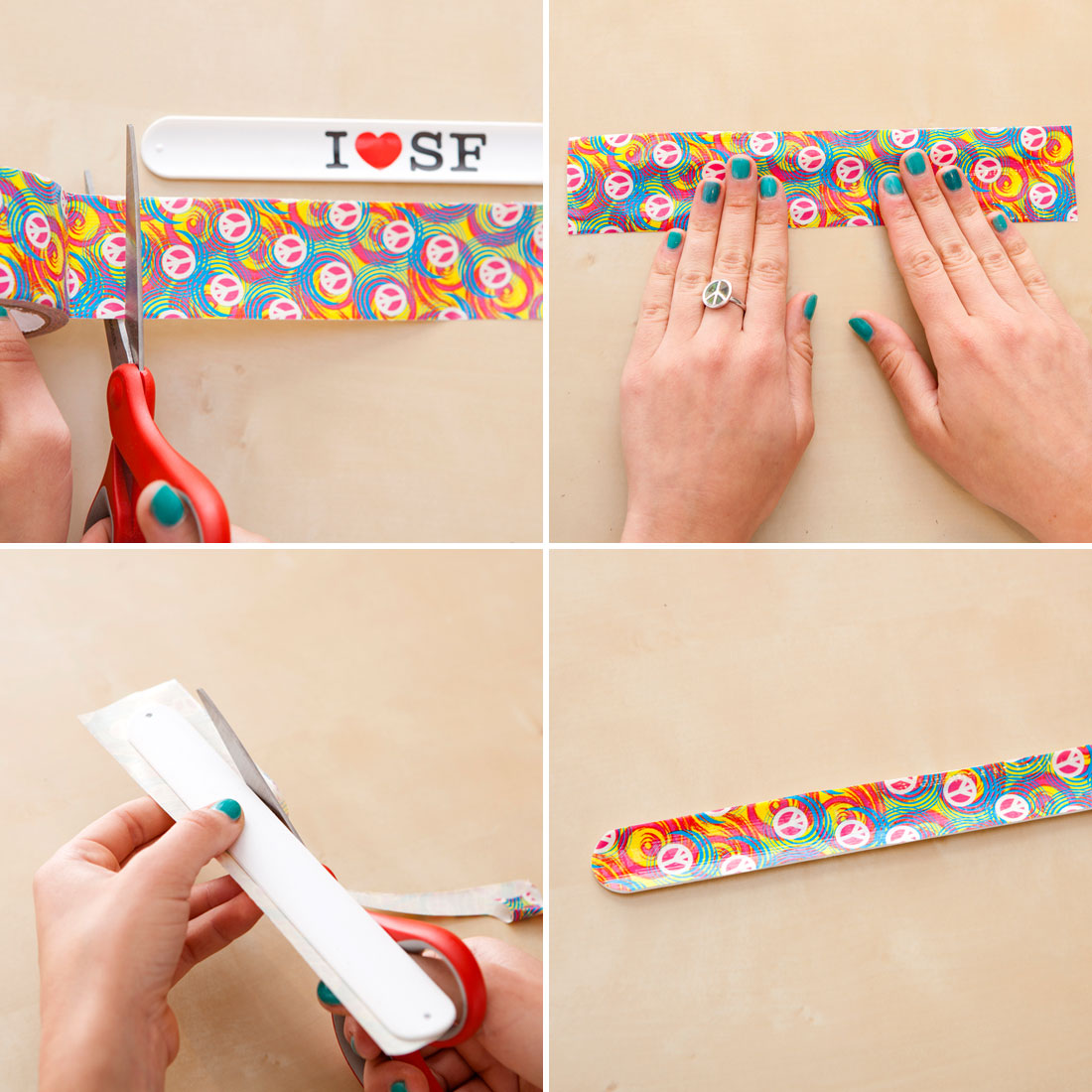 These Duct Tape Slap (Snap?) Bracelets Are ALL THAT! Brit + Co
